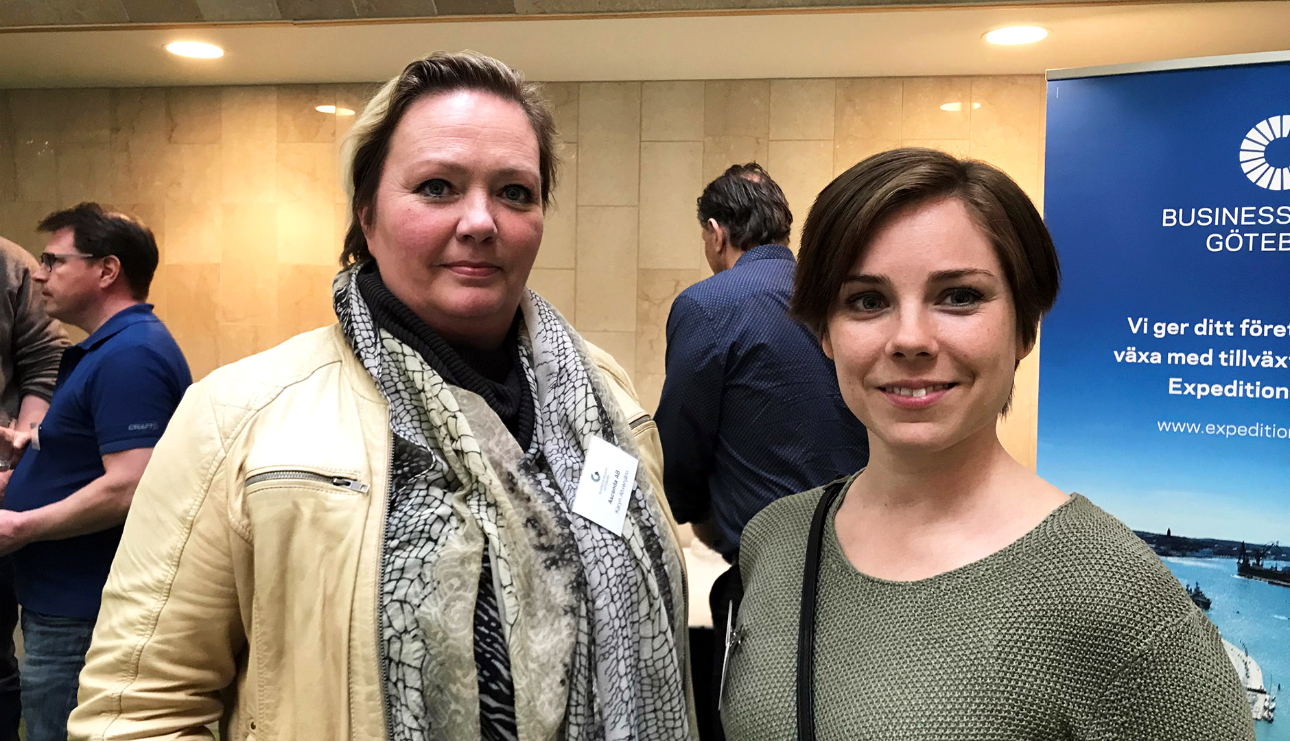 Karyn Ahvenjärvi och Lena Last från it-konsultbolaget Ascenda AB