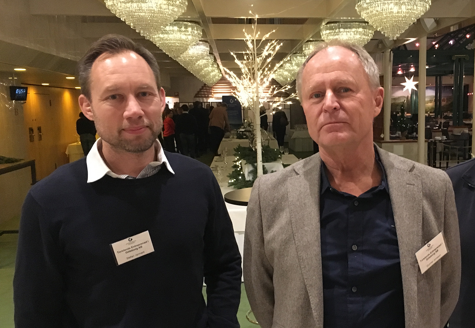 Stefan Jyrmark, arbetschef och Gunnar Jonsson, vd,  Torslanda Entreprenad